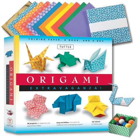 origami extravaganza folding paper a book and a box PDF