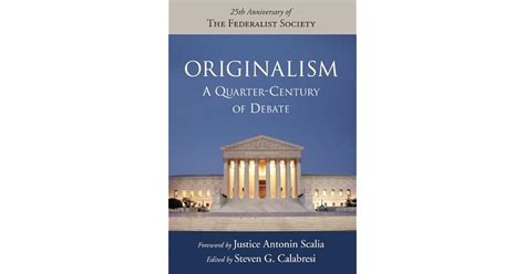 originalism a quartercentury of debate PDF