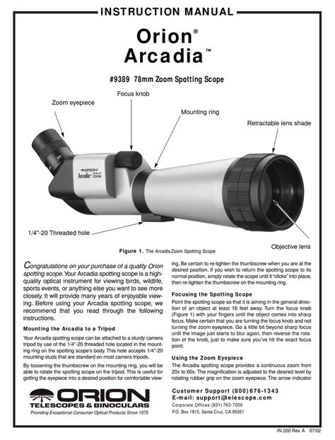 orion 9389 telescopes owners manual Epub