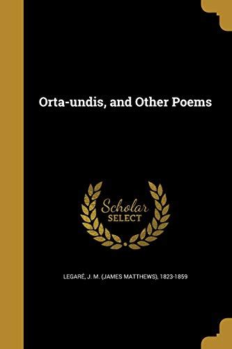 orta undis other poems classic reprint Kindle Editon