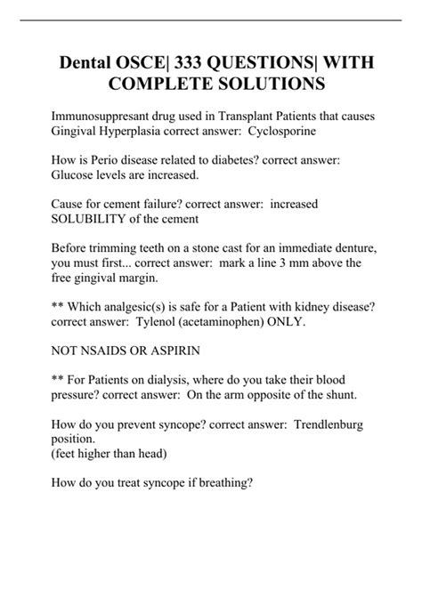 orthodontic osce questions Kindle Editon