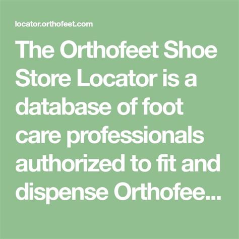 orthofeet locations