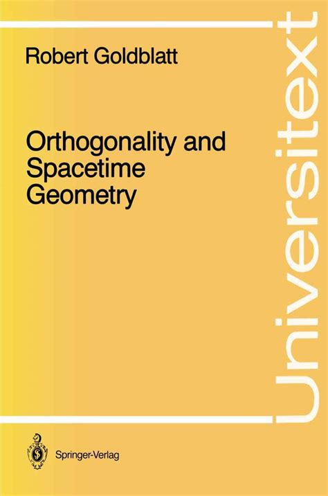 orthogonality and spacetime geometry universitext Kindle Editon