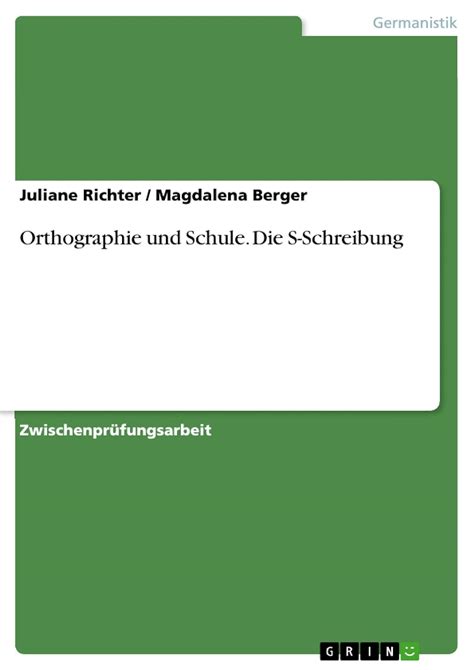 orthographie schule die s schreibung german Kindle Editon
