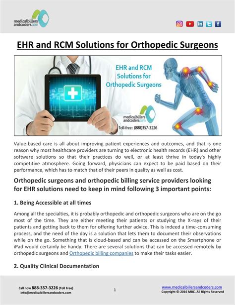 Orthopedic Rcm Software Walkthrough