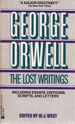 orwell the lost writings PDF