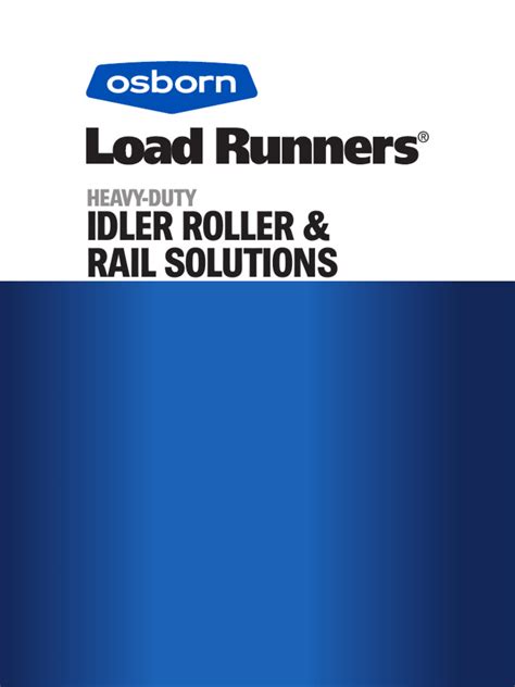 Osborn Load Runners Catalog