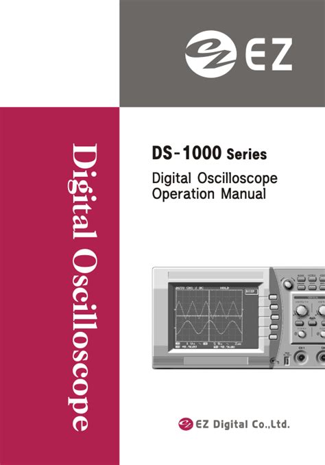 oscilloscope user manual ez ds pdf Kindle Editon