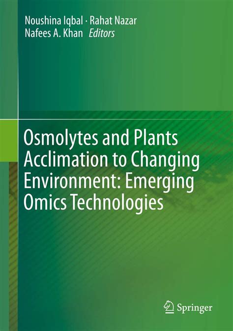 osmolytes plants acclimation changing environment Doc