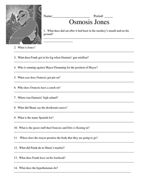 osmosis jones movie questions and answers Kindle Editon