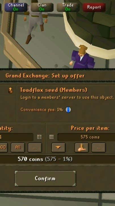 osrs how to transfer member items in f2p