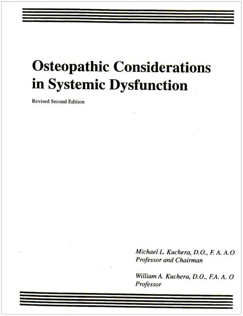 osteopathic considerations in systemic dysfunction Epub