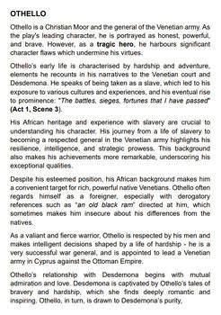 othello study guide teachers copy Reader