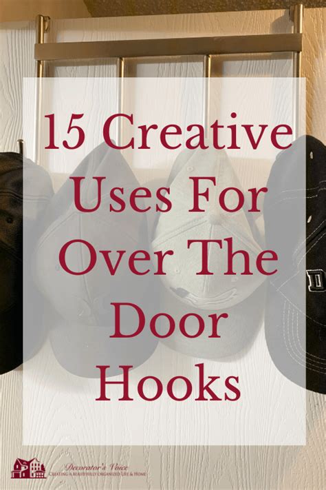 other uses for over the door hooks