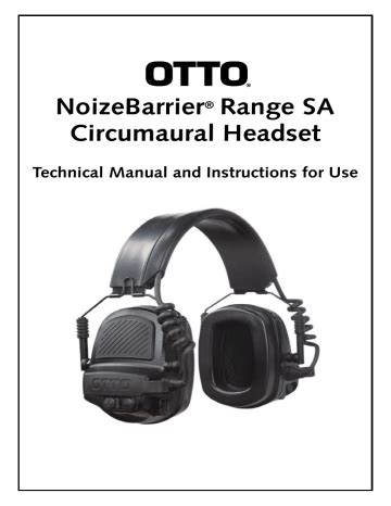 otto ot 13 headsets owners manual Doc