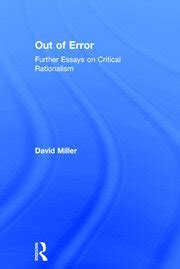 out of error further essays on critical rationalism Reader