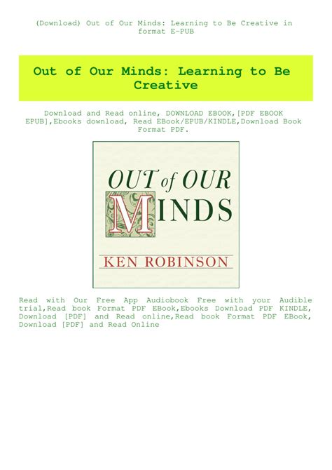 out of our minds learning to be creative pdf PDF