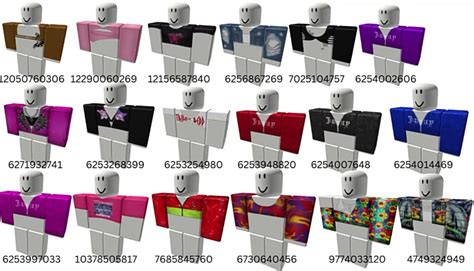 outfits for roblox codes