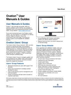 ovation user manuals guides Epub