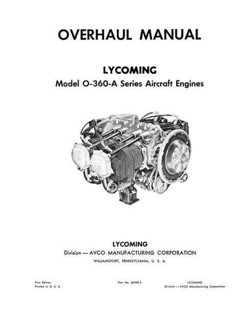 overhaul manual lycoming io 360 a1a Reader