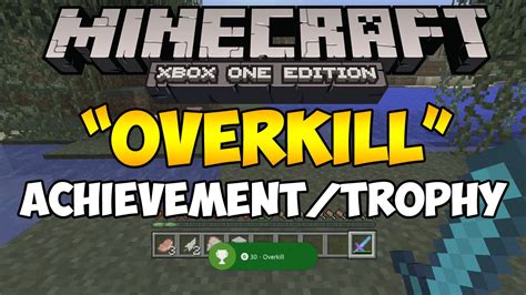 overkill achievement minecraft