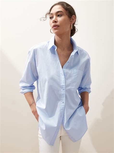 oversize button shirt