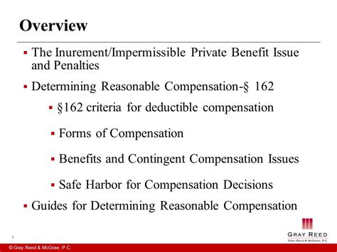 overview of inurement private benefit issues Reader