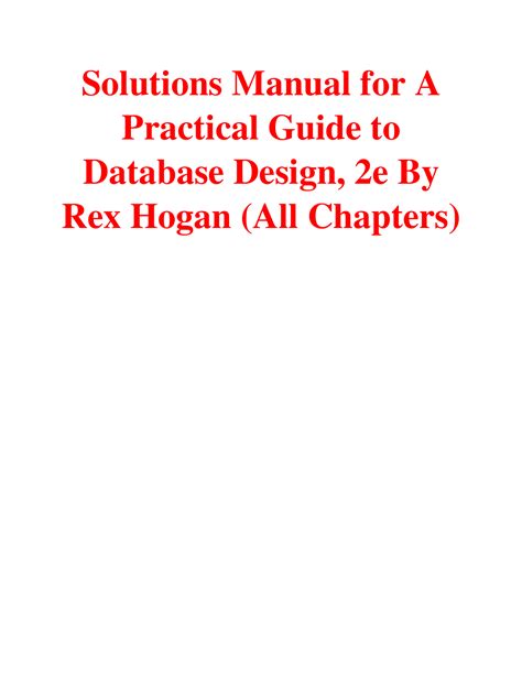 overview of solutions manual Doc