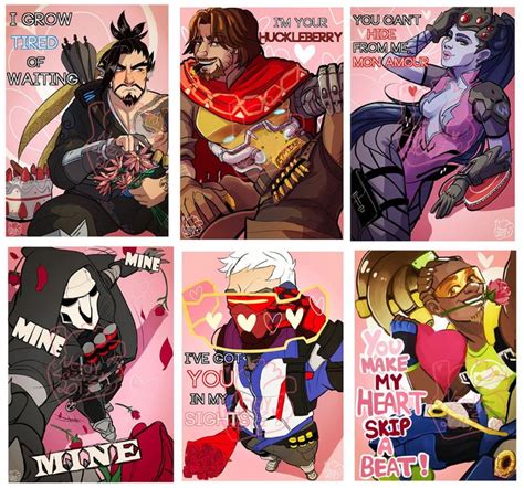 overwatch valentine cards