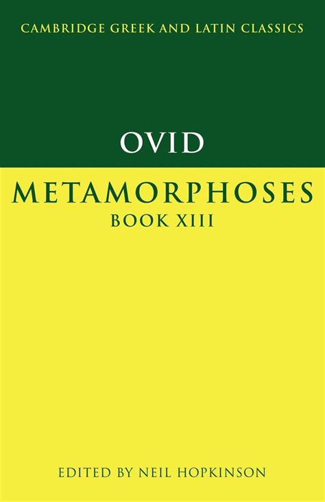 ovid metamorphoses book xiii cambridge greek and latin classics Kindle Editon