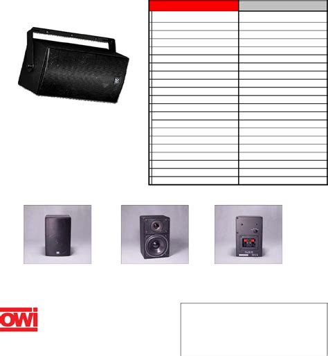 owi lrp572 speakers owners manual Reader