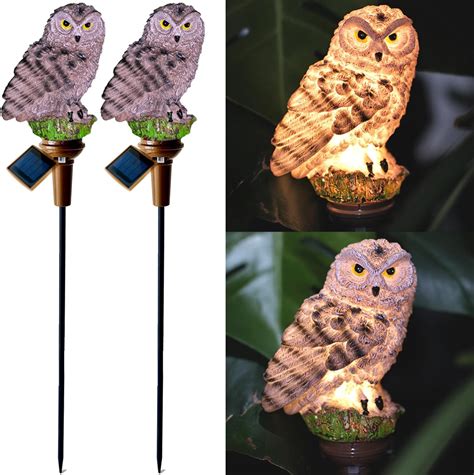 owl solar light