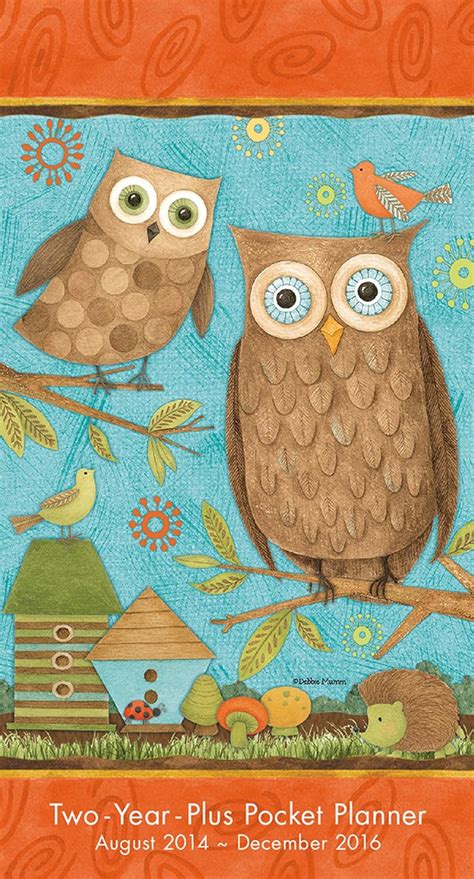owls by debbie mumm 2015 pocket planner Kindle Editon