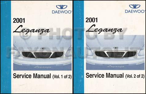 owners manual 2001 daewoo leganza PDF