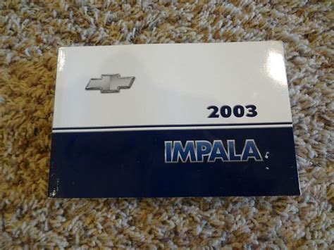 owners manual 2003 chevy impala Doc