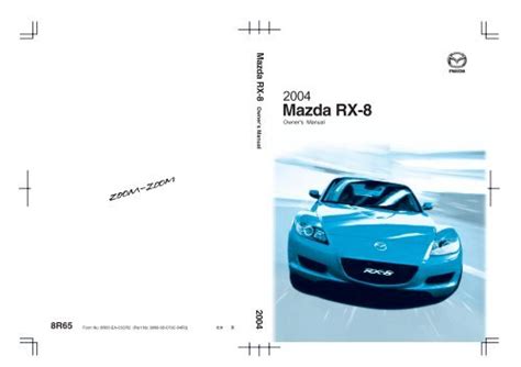 owners manual 2004 mazda rx8 Reader