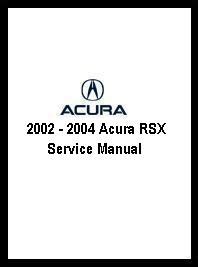 owners manual 2004 rsx Reader