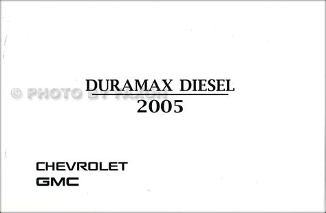 owners manual 2005 duramax Doc