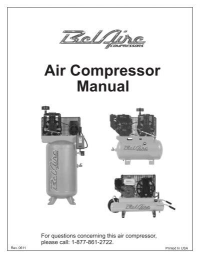 owners manual air compressors direct PDF