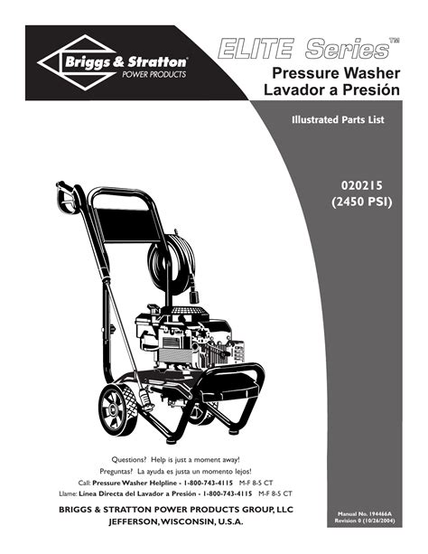 owners manual briggs and stratton pressure washer Kindle Editon