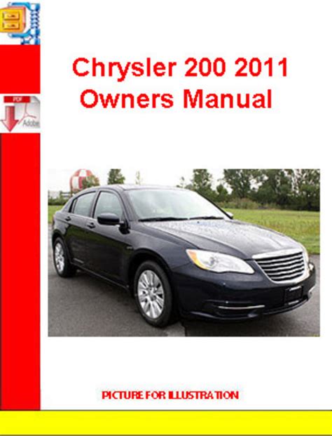 owners manual chrysler 200 PDF