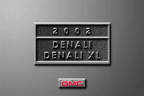 owners manual for 2002 denali Doc