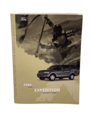 owners manual for 2006 ford expedition Reader