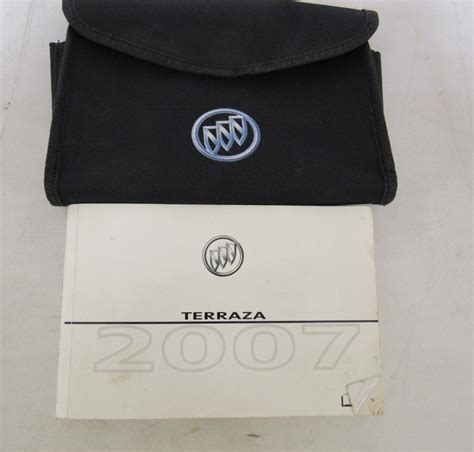 owners manual for 2007 buick terraza Kindle Editon