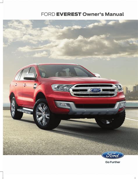 owners manual for 2007 ford everest vehicle Ebook Kindle Editon