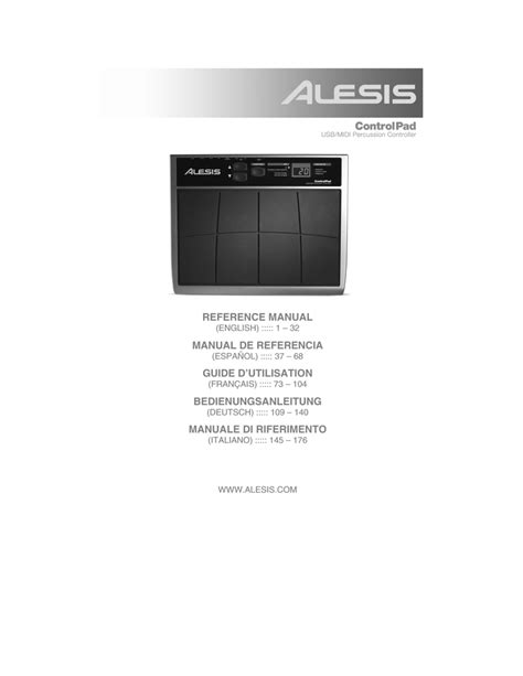 owners manual for an alesis performance pro Reader