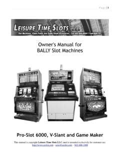 owners manual for bally slot machines azslot com your Kindle Editon