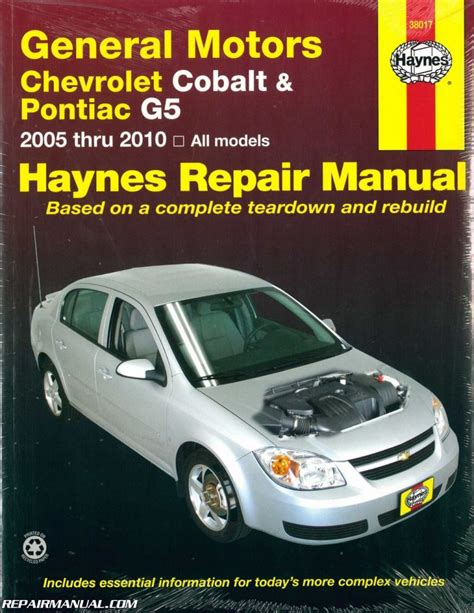 owners manual for chevy cobalt 2005 Kindle Editon