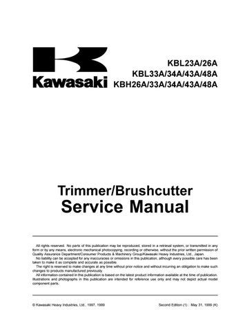 owners manual for kawasaki kbh34a Kindle Editon