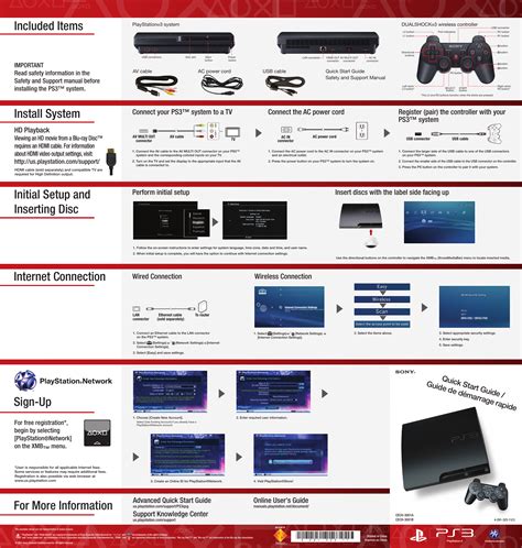 owners manual for ps3 PDF
